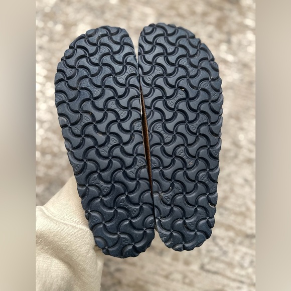 Birkenstock Buckley 39 Navy Blue Leather Clog Size 8 Womens - Picture 9 of 13